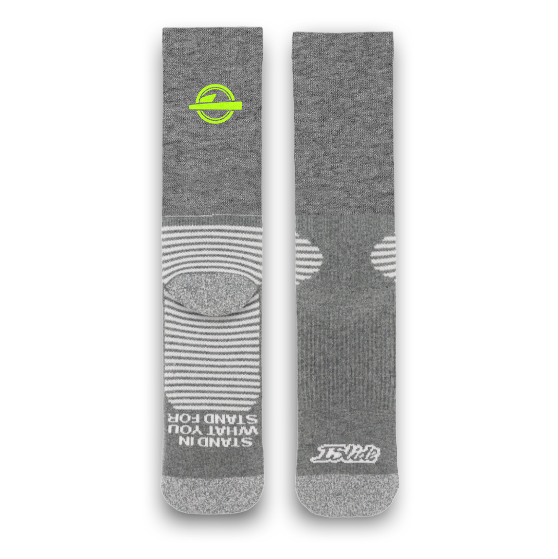 ISlide Neon Green Socks