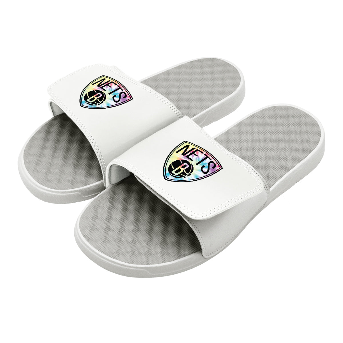 Brooklyn Nets Tie Dye Clip Slides