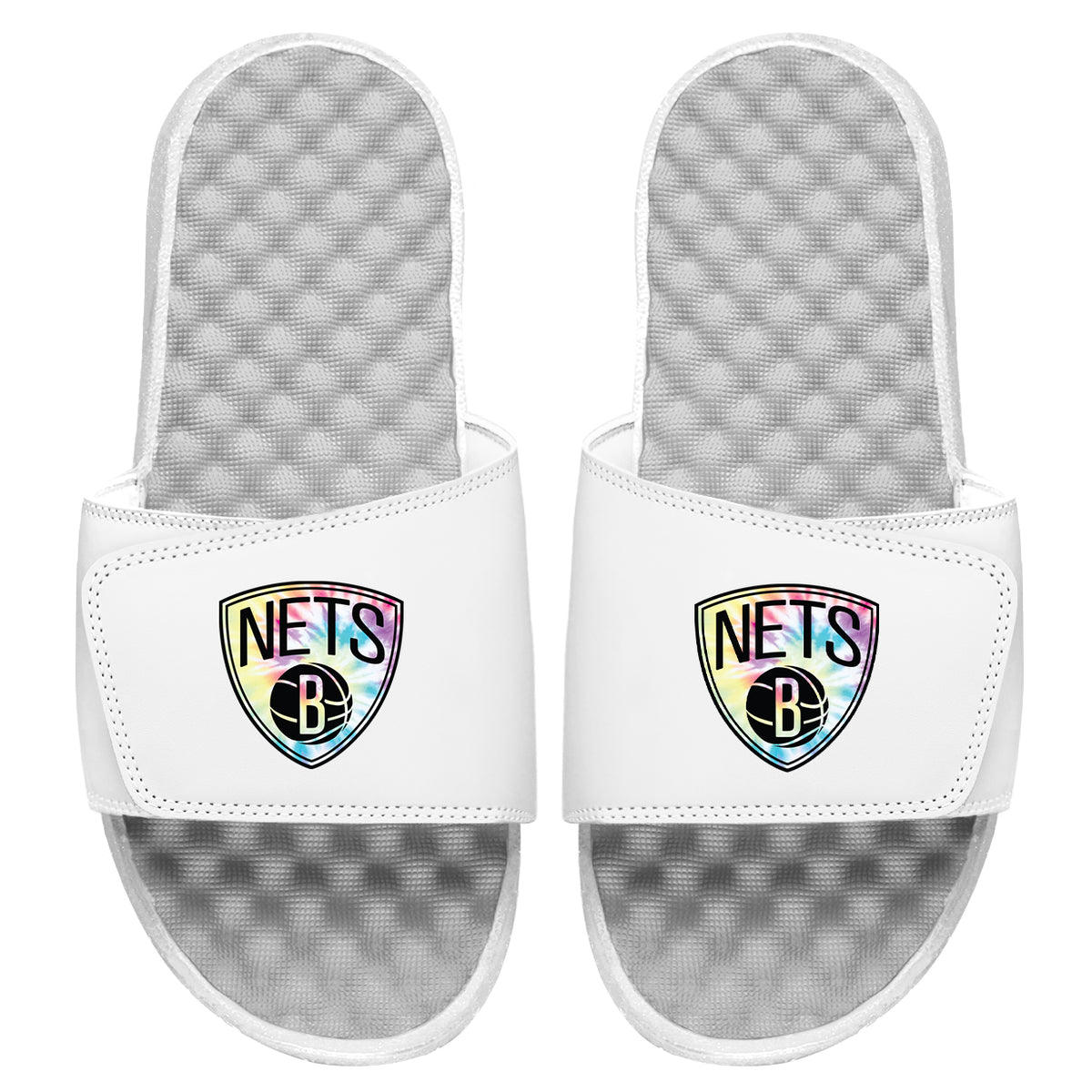 Brooklyn Nets Tie Dye Clip Slides