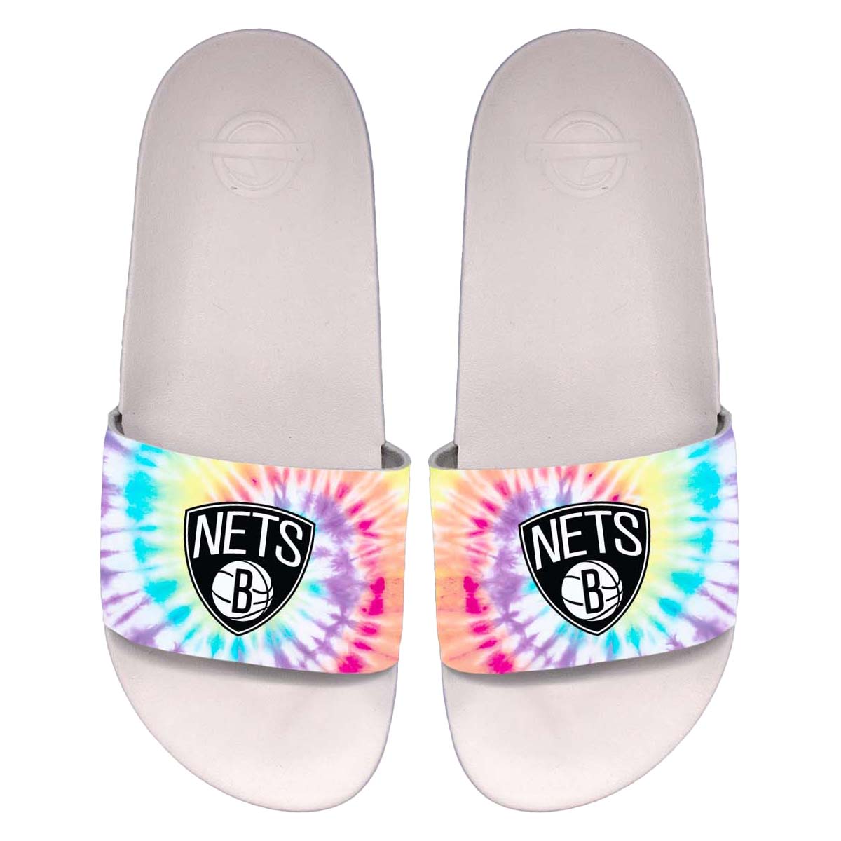 Tampa Bay Rays ISlide Youth Tie Dye Slide Sandals - White