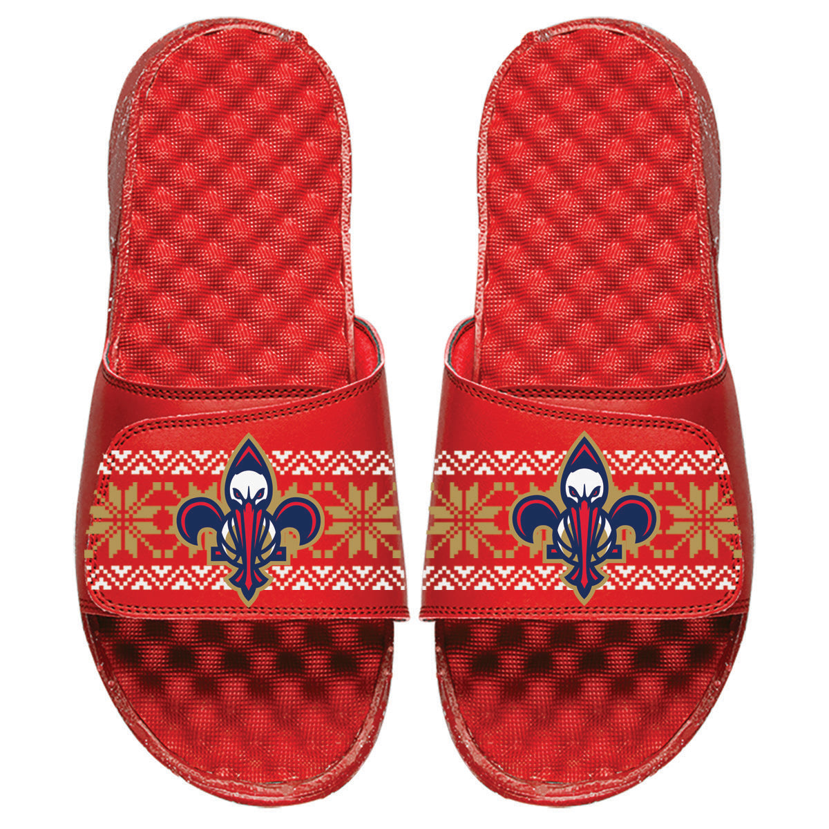 New Orleans Pelicans Ugly Sweater Slides