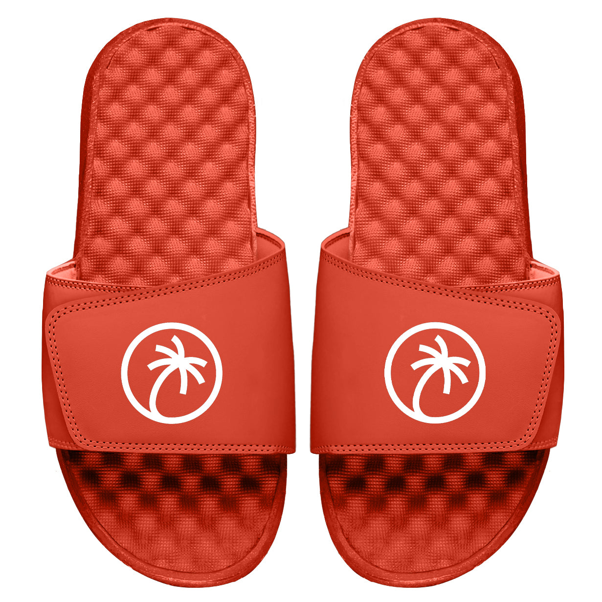 Toehold Palm Logo Orange Slides