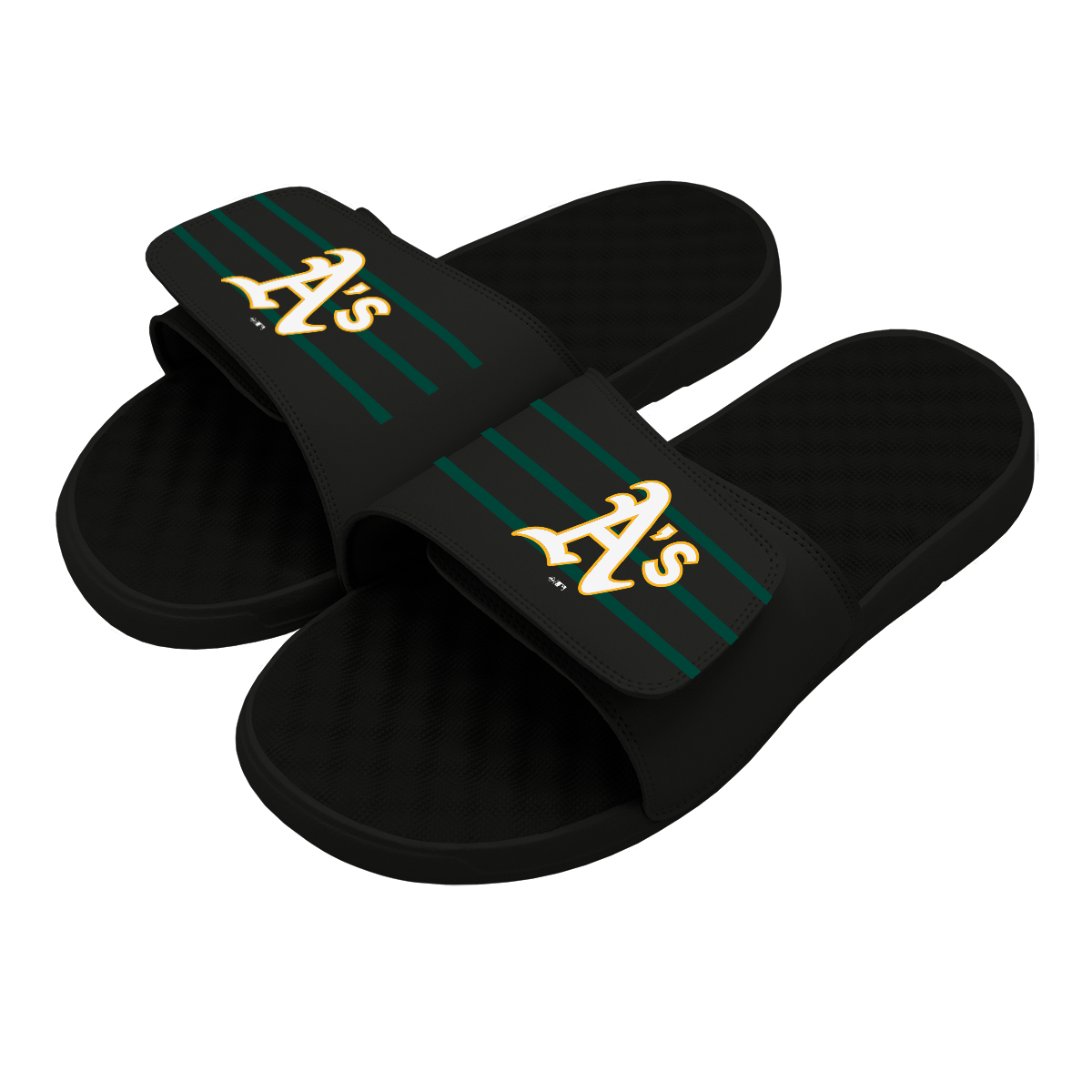 Oakland Athletics Stripes Slides