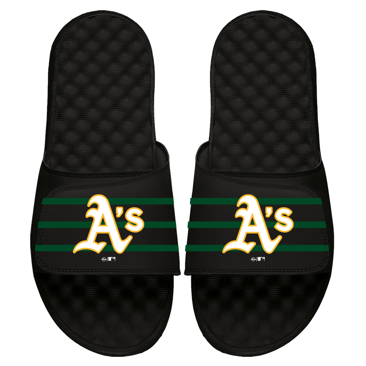 Oakland Athletics Stripes Slides