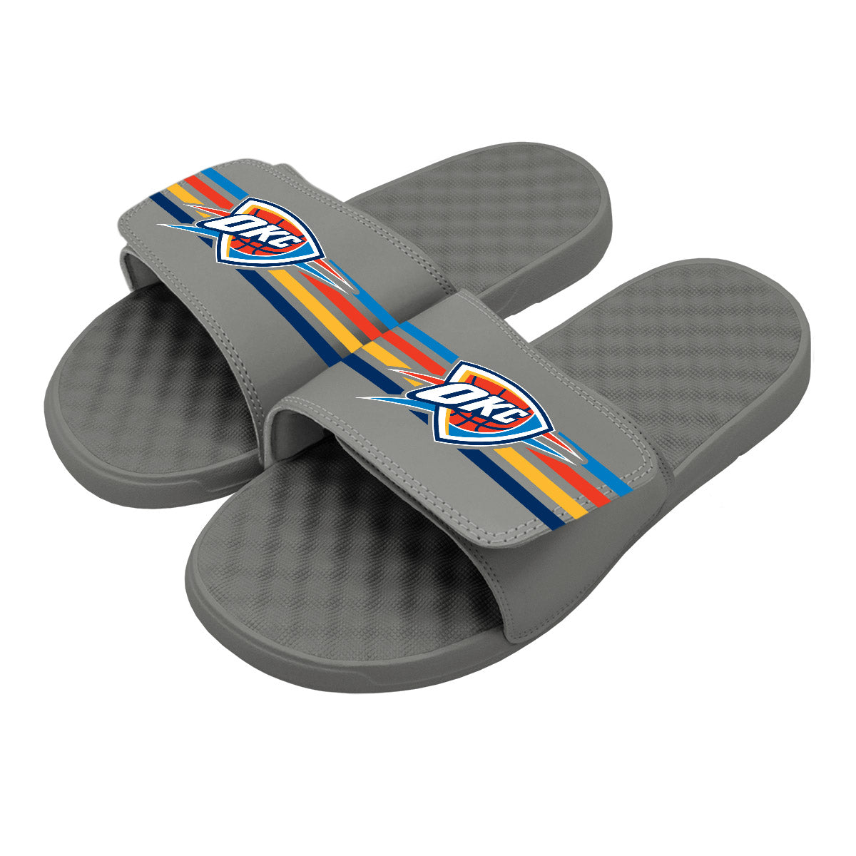 Oklahoma City Thunder Stripes Slides