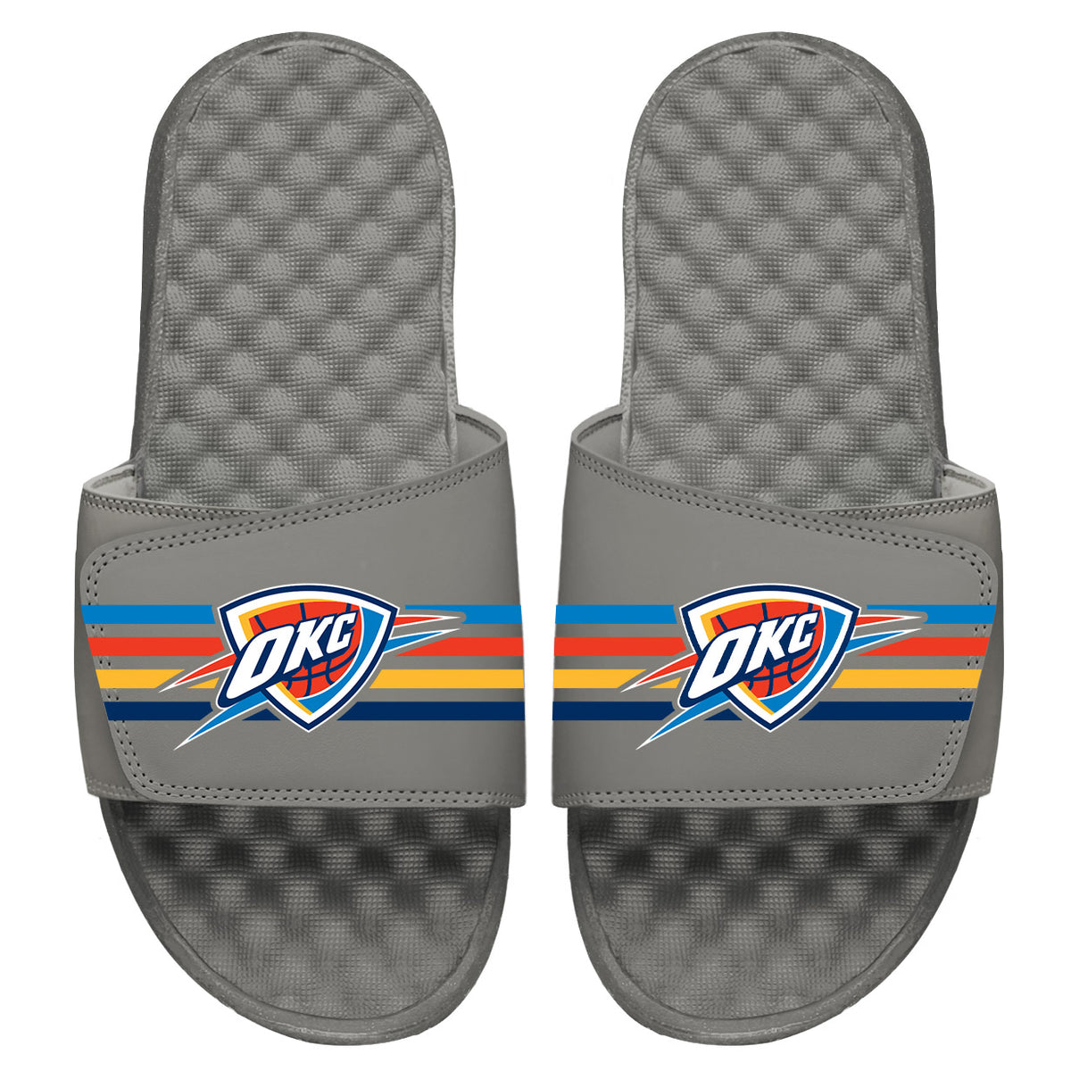 Oklahoma City Thunder Stripes Slides