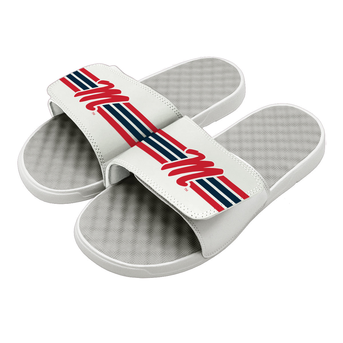 Ole&#39; Miss Varsity Stripes Slides