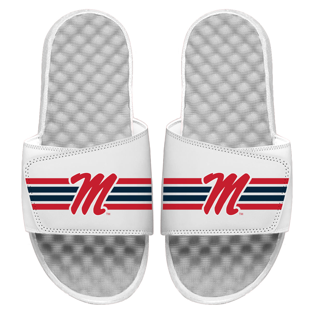 Ole&#39; Miss Varsity Stripes Slides