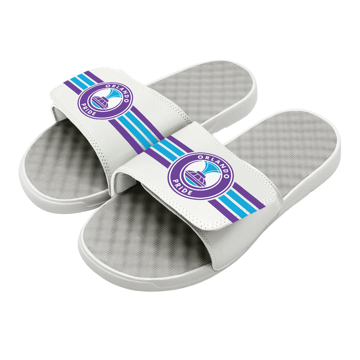 Orlando Pride Stripes Slides