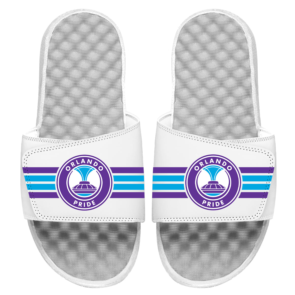 Orlando Pride Stripes Slides