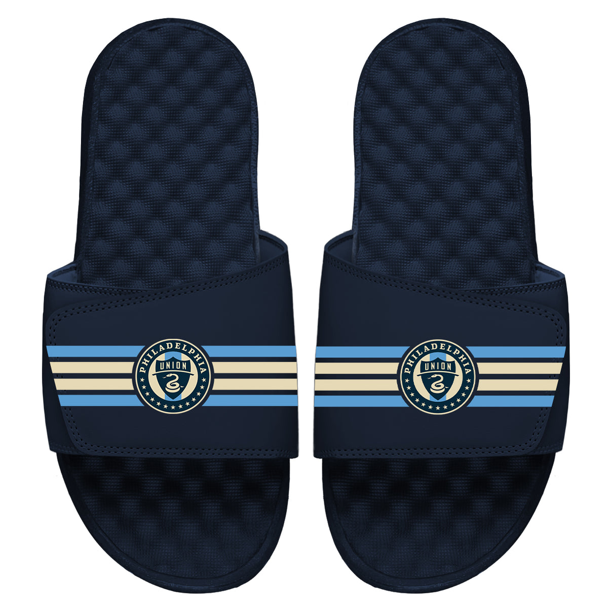 Philadelphia Union Stripes Slides