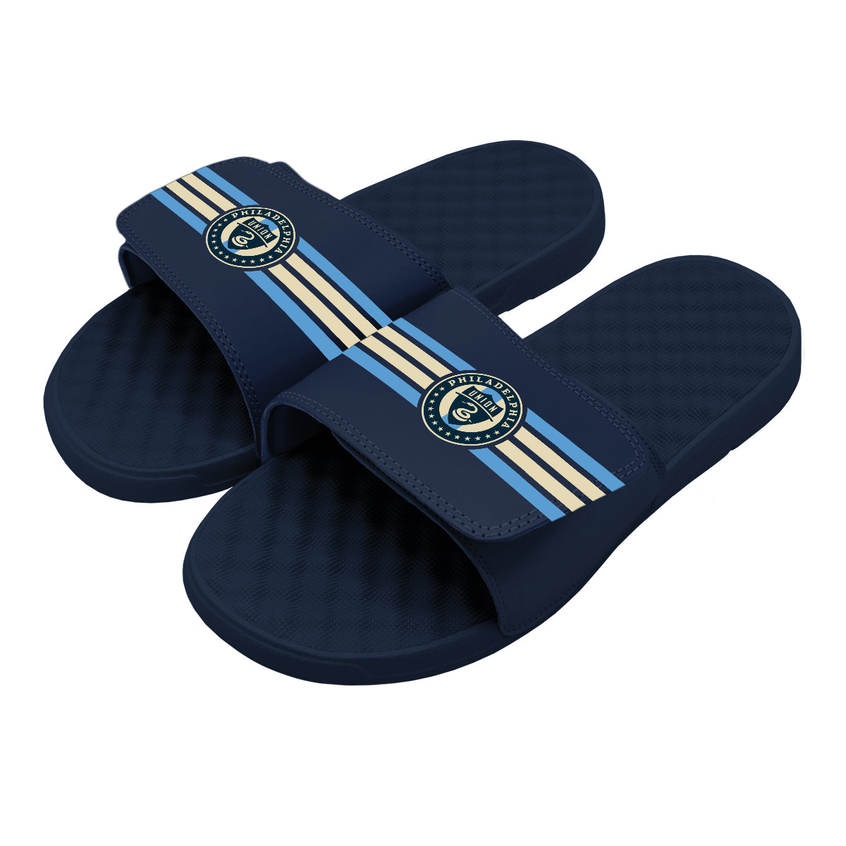 Philadelphia Union Stripes Slides