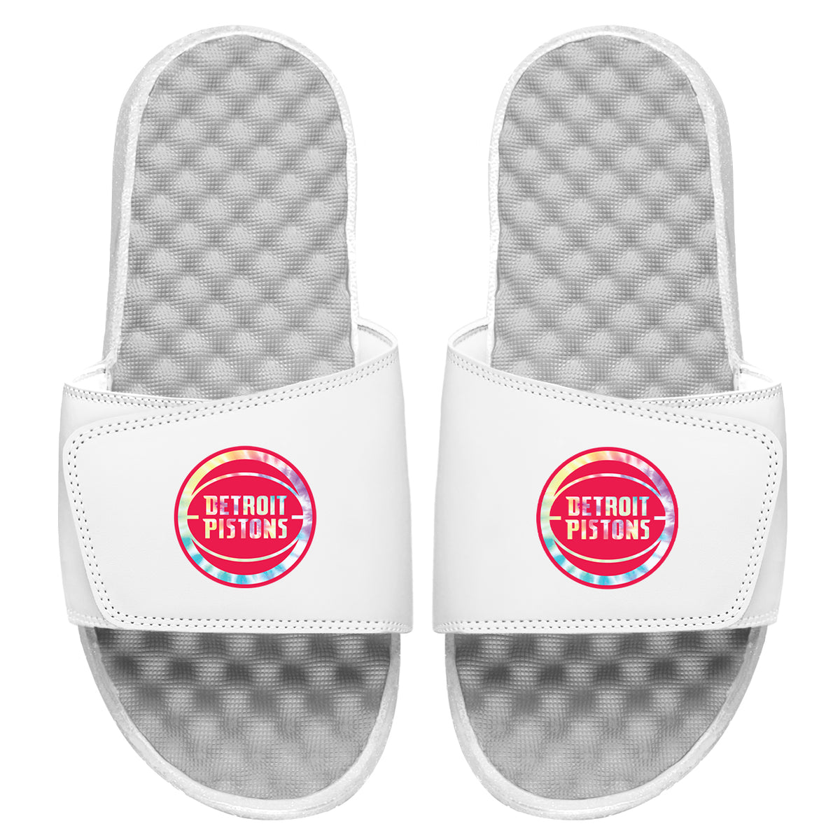 Detroit Pistons Tie Dye Clip Slides