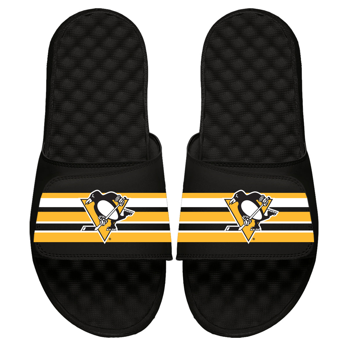 Pittsburgh Penguins Stripes Slides
