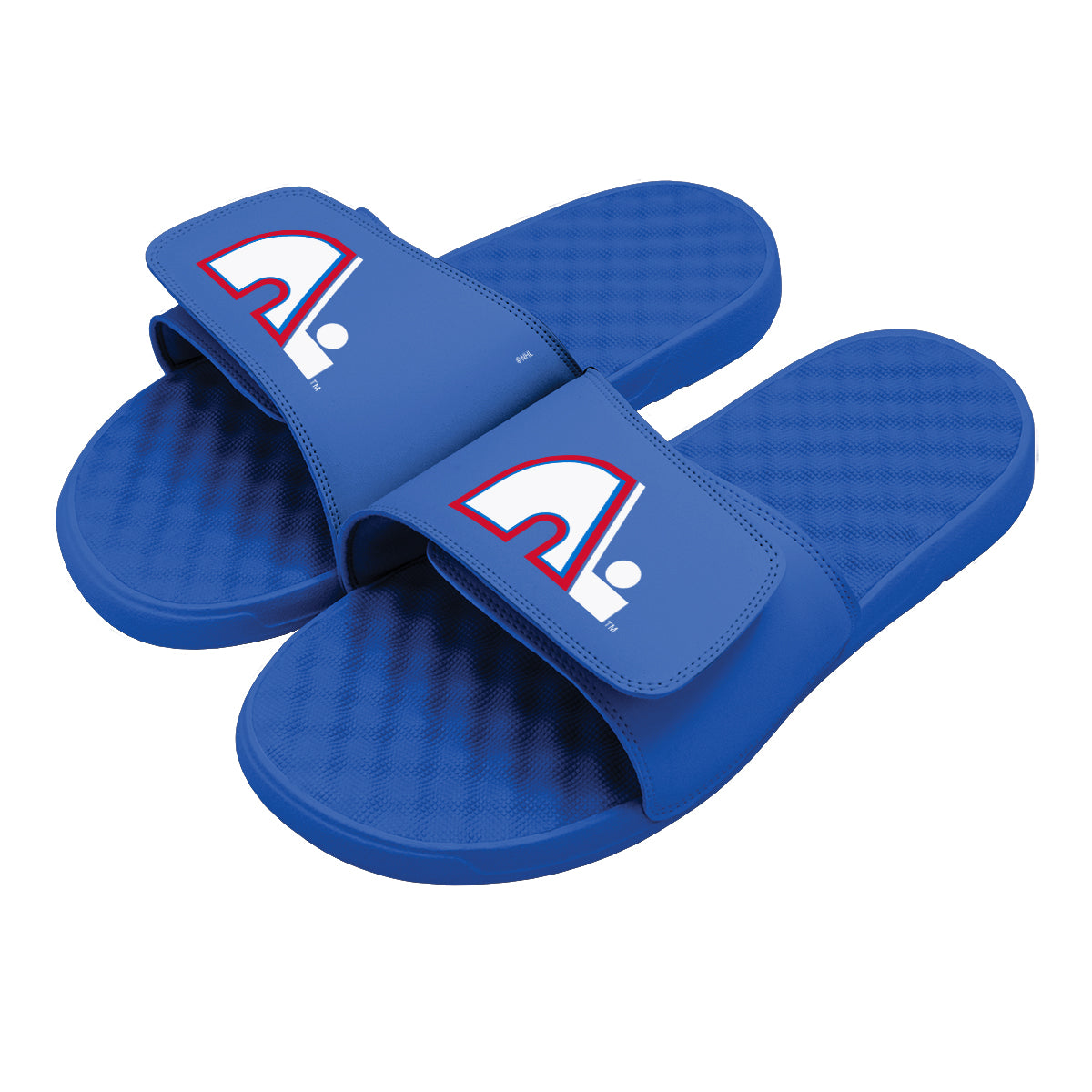 Quebec Nordiques Vintage Stripes Slides