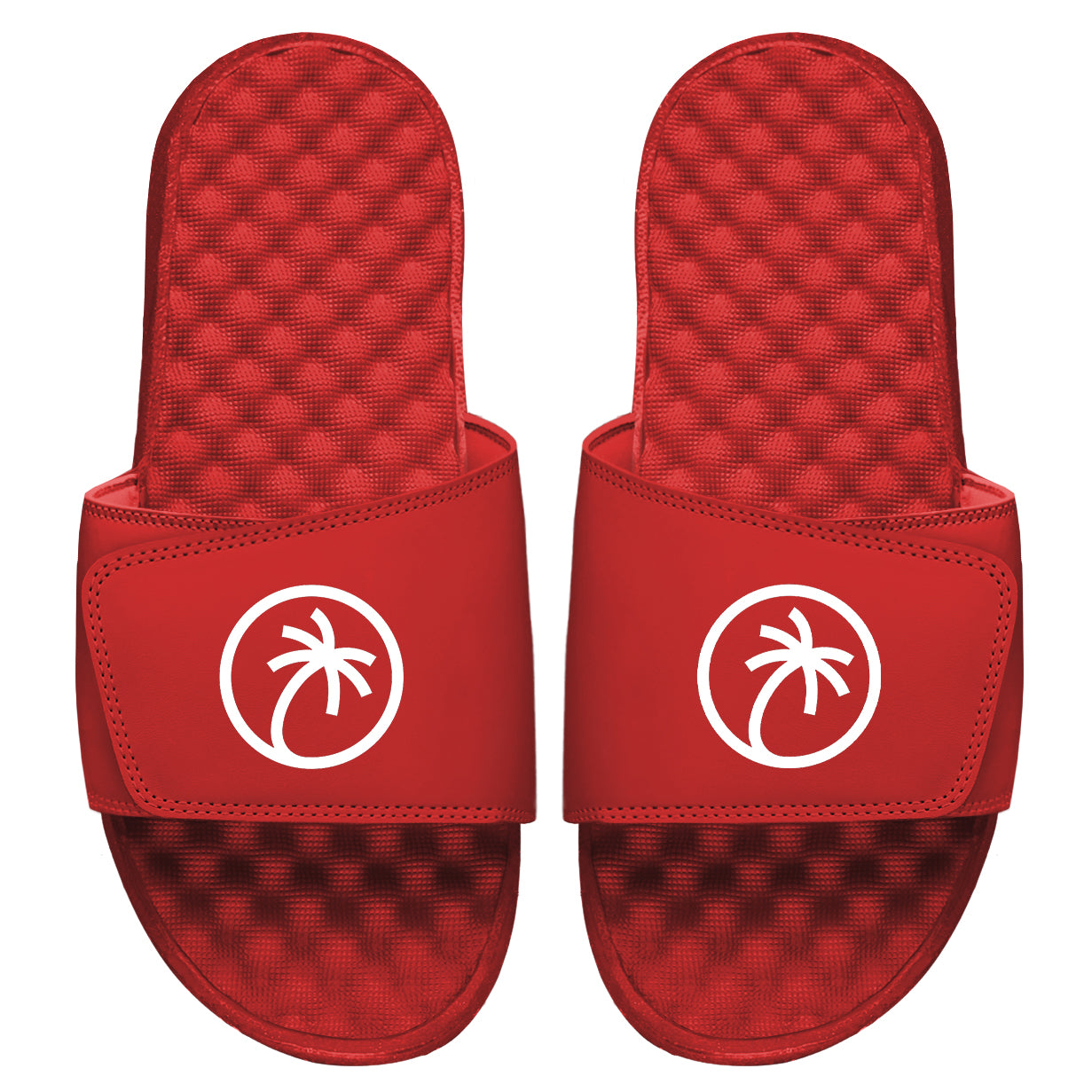 Toehold Palm Logo Red Slides