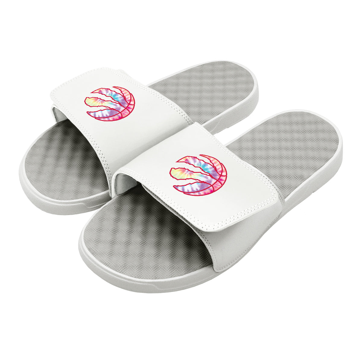 Toronto Raptors Tie Dye Clip Slides