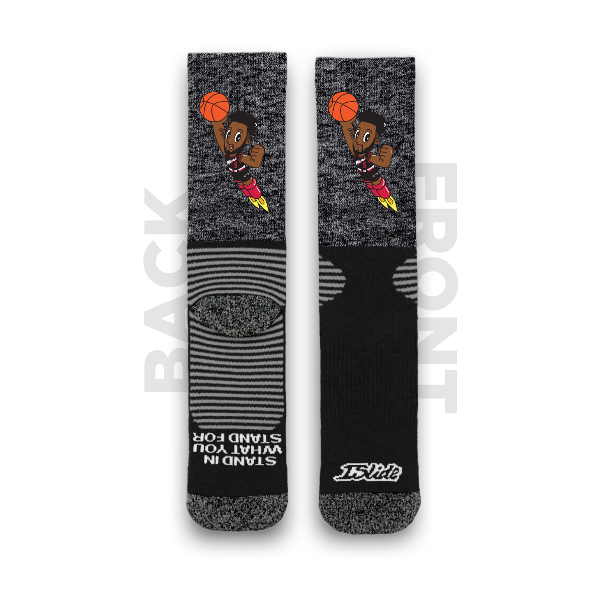 Derrick Jones Jr. &#39;Rocket Boost&#39; Socks