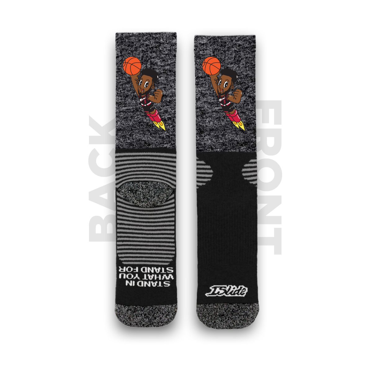 Derrick Jones Jr. 'Rocket Boost' Socks