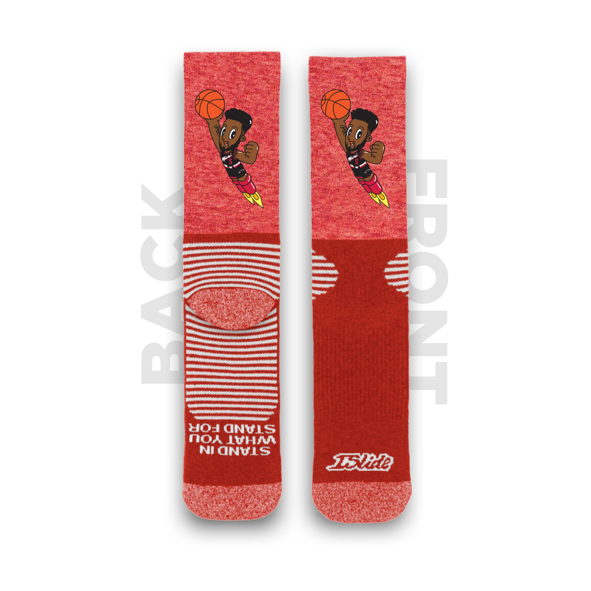 Derrick Jones Jr. 'Rocket Boost' Socks