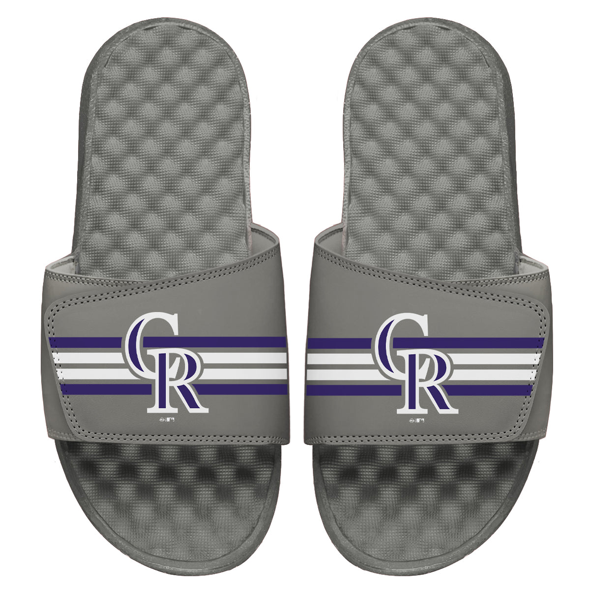 Rockies Varsity Stripes Slides
