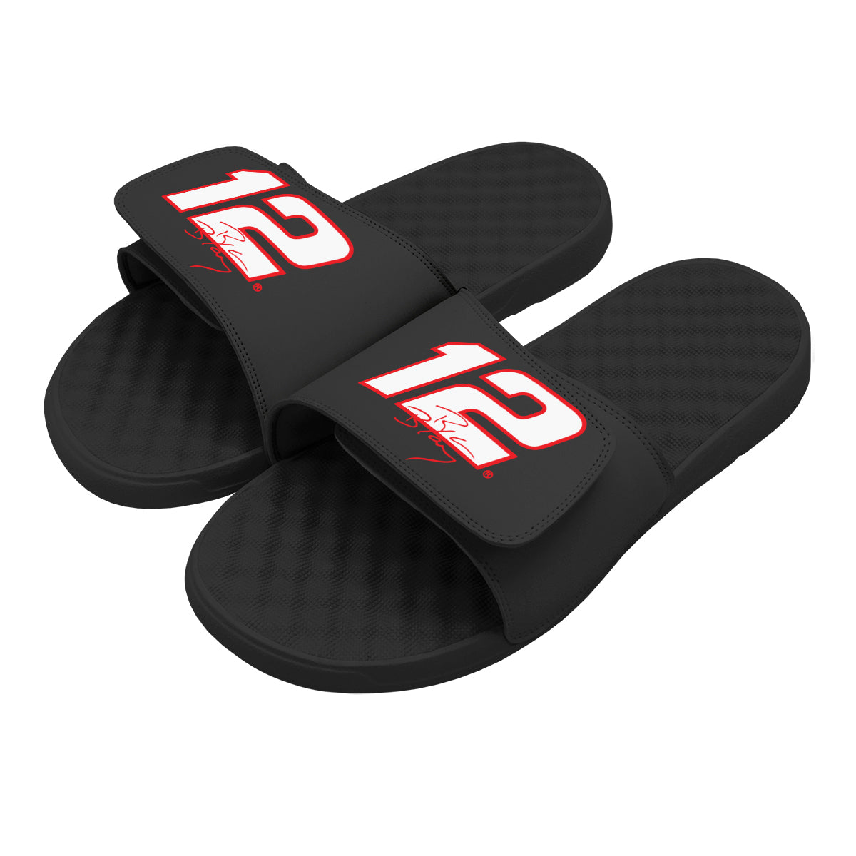 Ryan Blaney Number and Signature Logo Slides