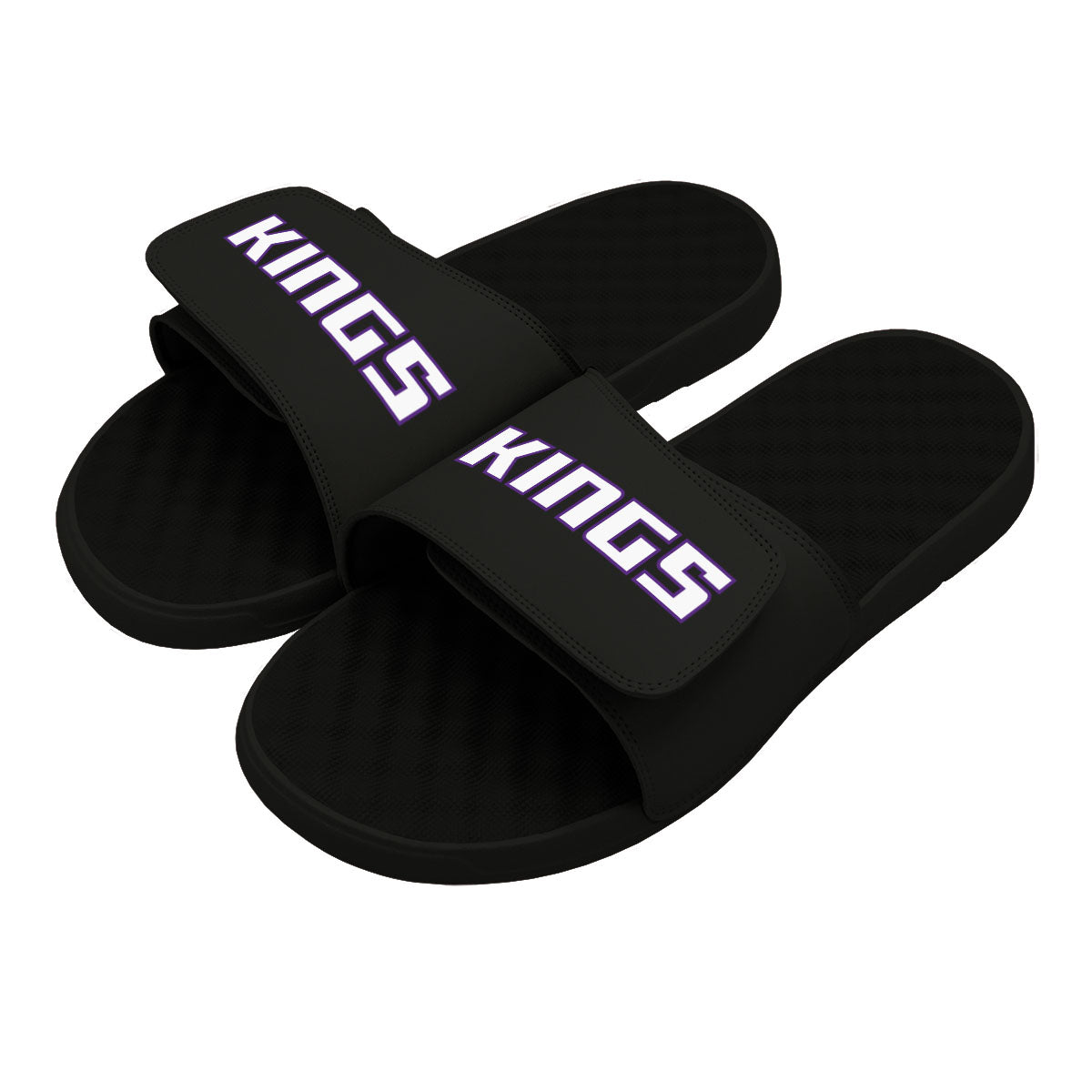 ISlides Official - ISlides USA - Sacramento Kings NBA Custom Slides Slides 12 / Black Slides - Sandals - Slippers