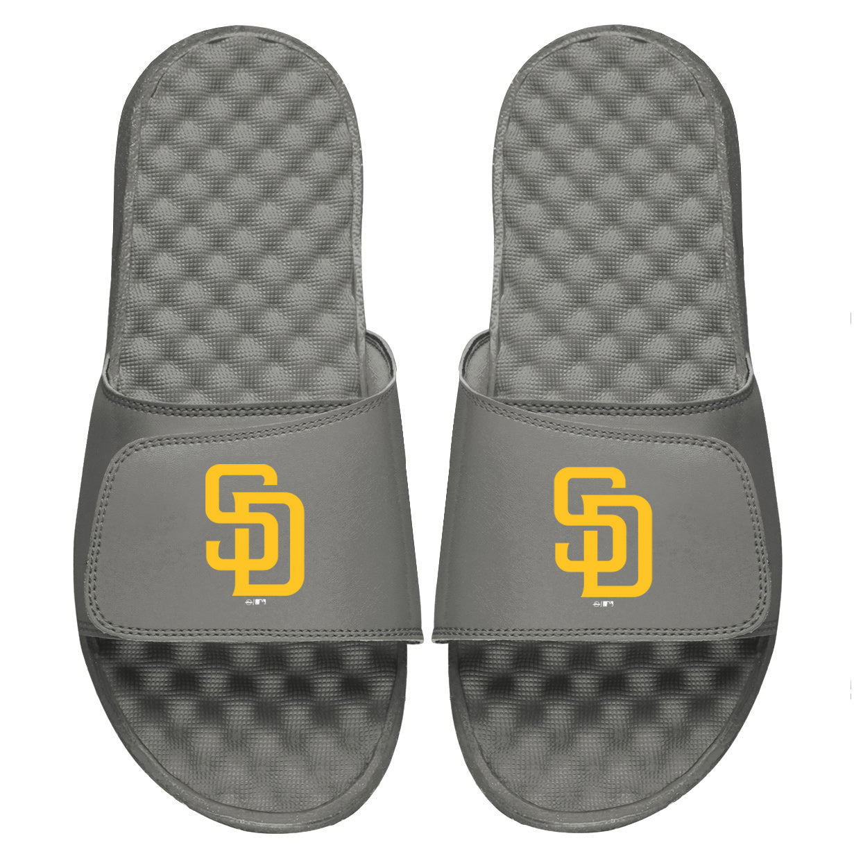 ISlides Official - ISlides USA- San Diego Padres MLB Custom Slides Slides 7 / Grey Slides - Sandals - Slippers
