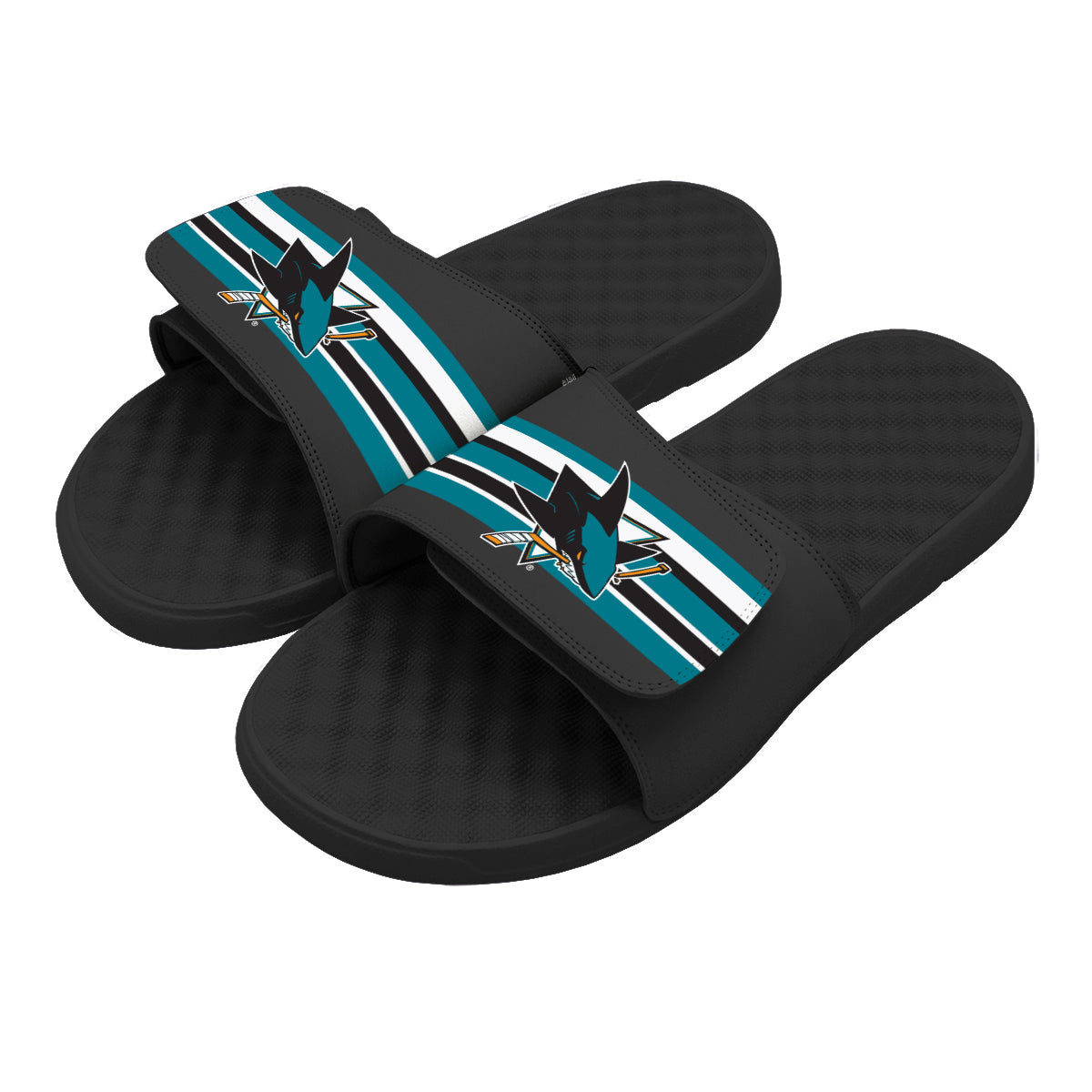 San Jose Sharks Stripes Slides