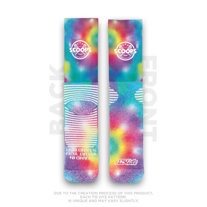 Scoops Tie Dye Socks