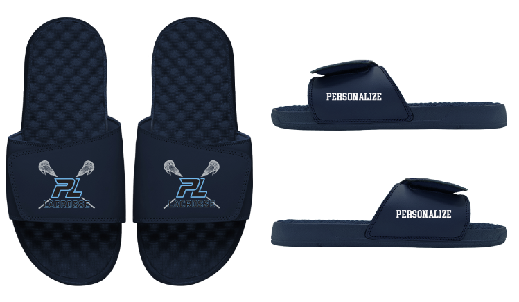 PL Lacrosse Navy Slides