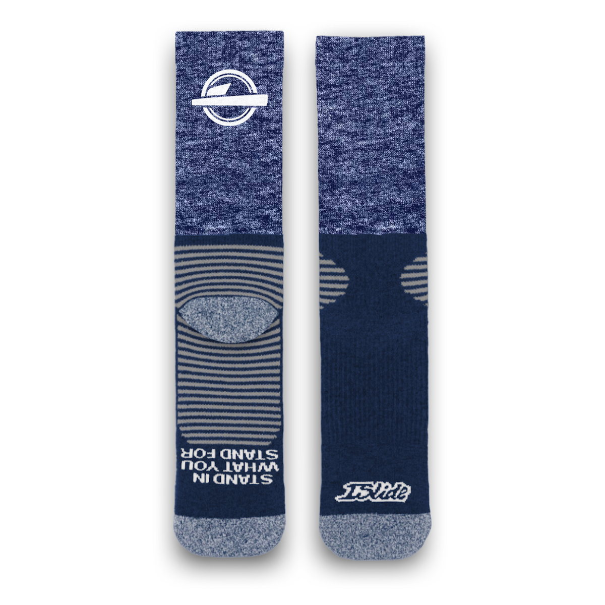 Navy Heathered Socks
