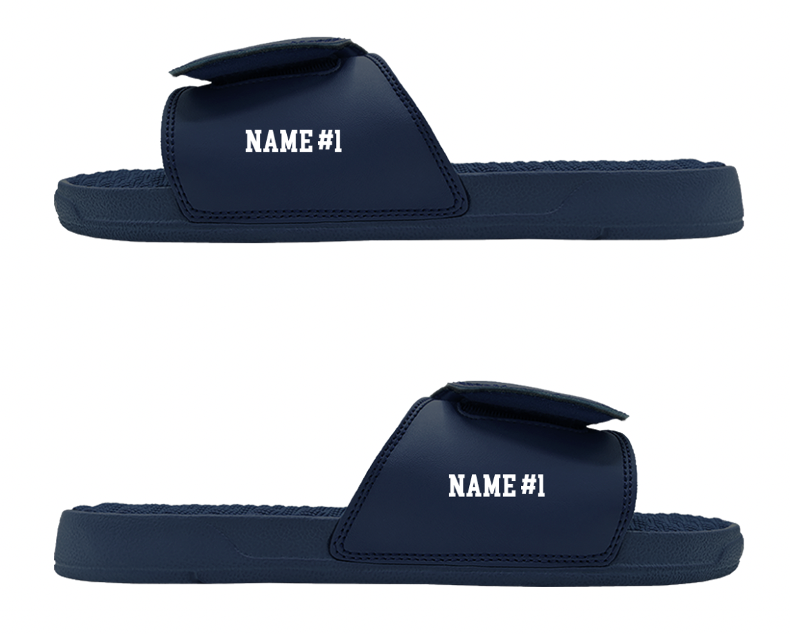 Shrewsbury Lacrosse Speckle Mantra PERSONALIZE Slides