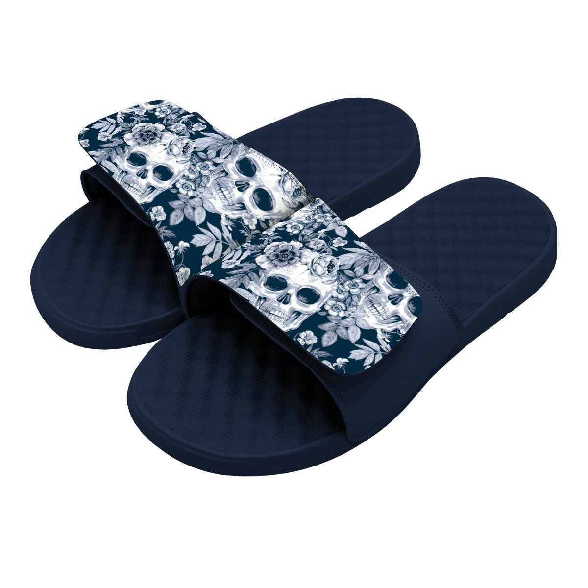 Skull Garden Loudmouth Pattern Slides