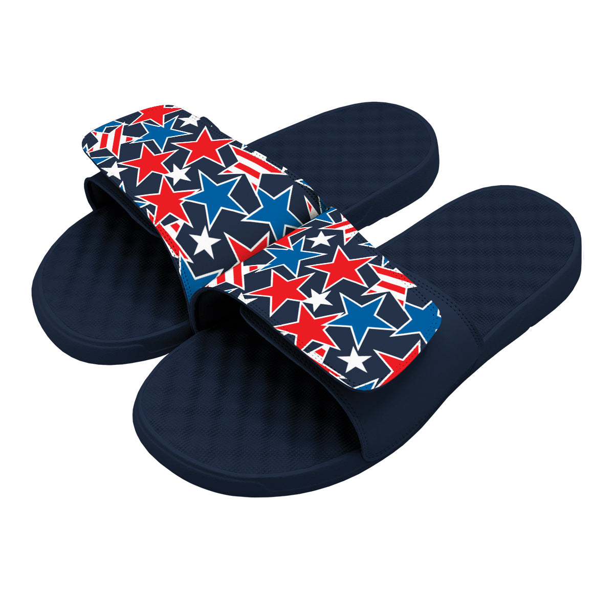 Star Studded Loudmouth Pattern Slides
