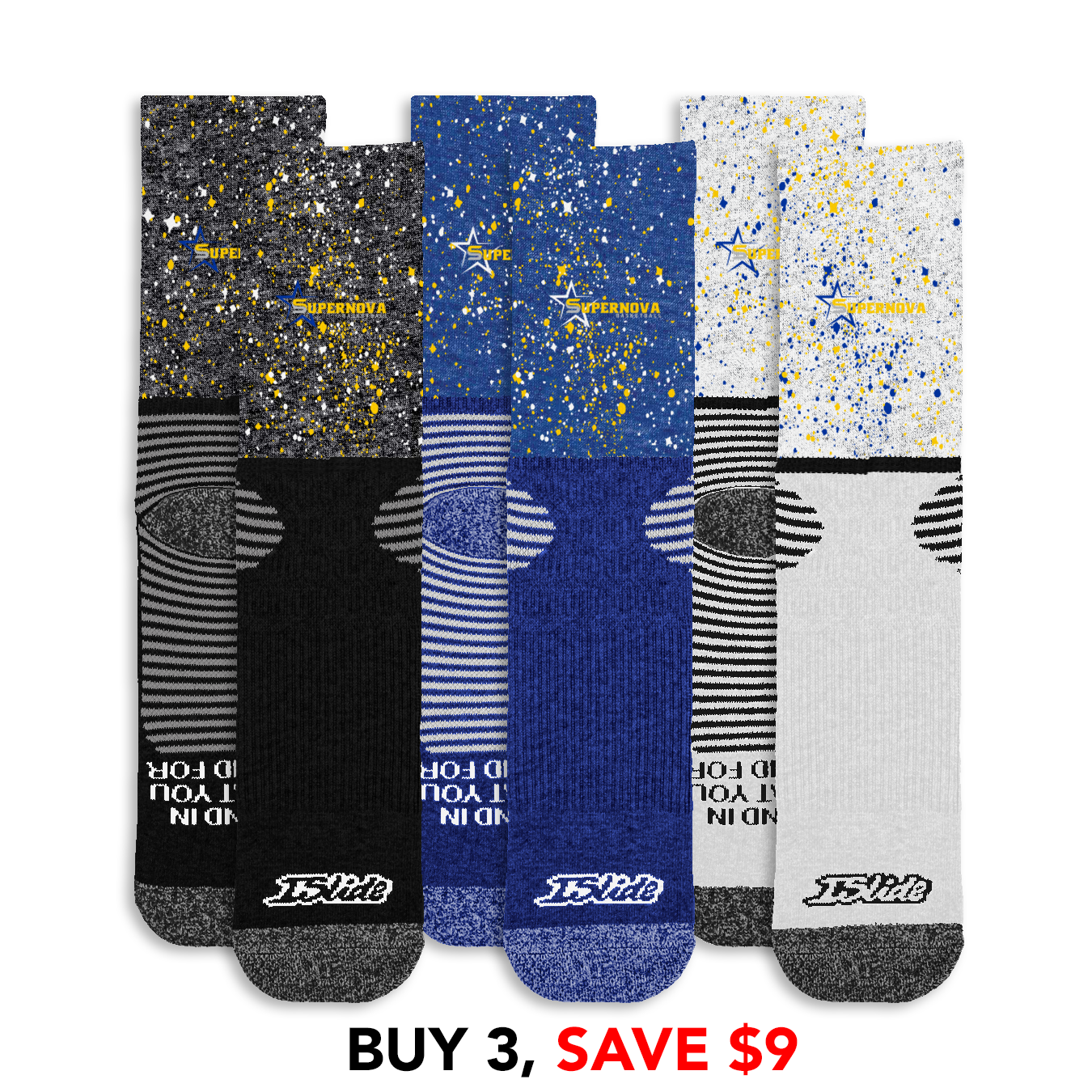 Supernova Speckle Socks Bundle