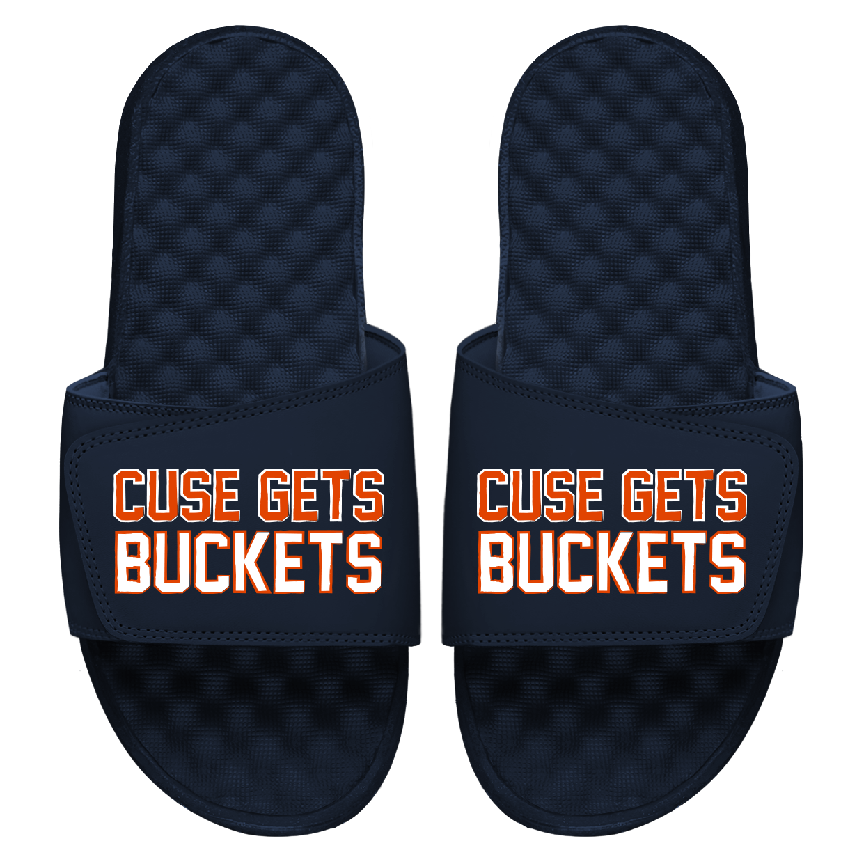 Cuse Gets Buckets Orange and Navy Slides