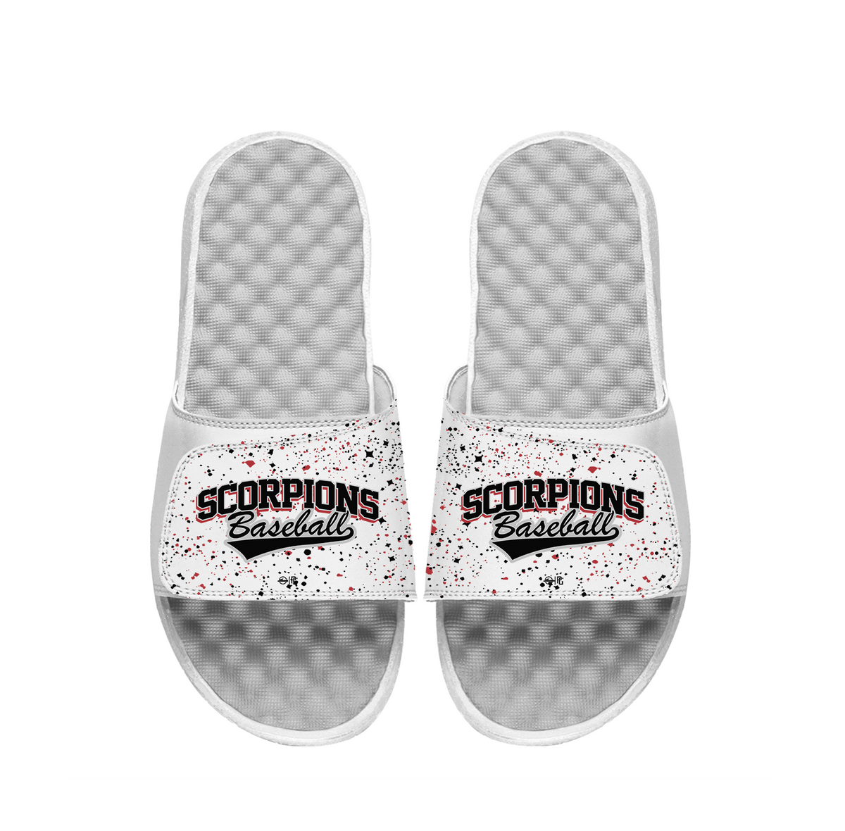 Scorpions Baseball Speckle PERSONALIZE Slides