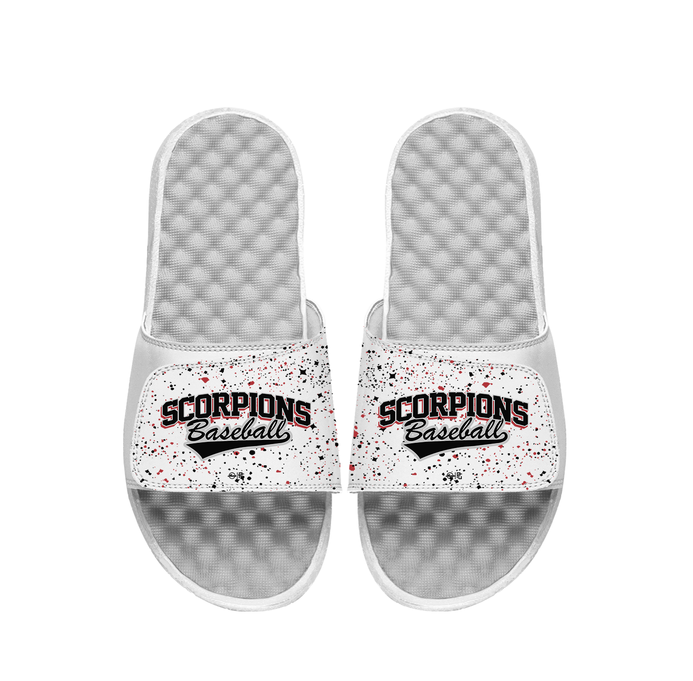 Scorpions Baseball Speckle PERSONALIZE Slides