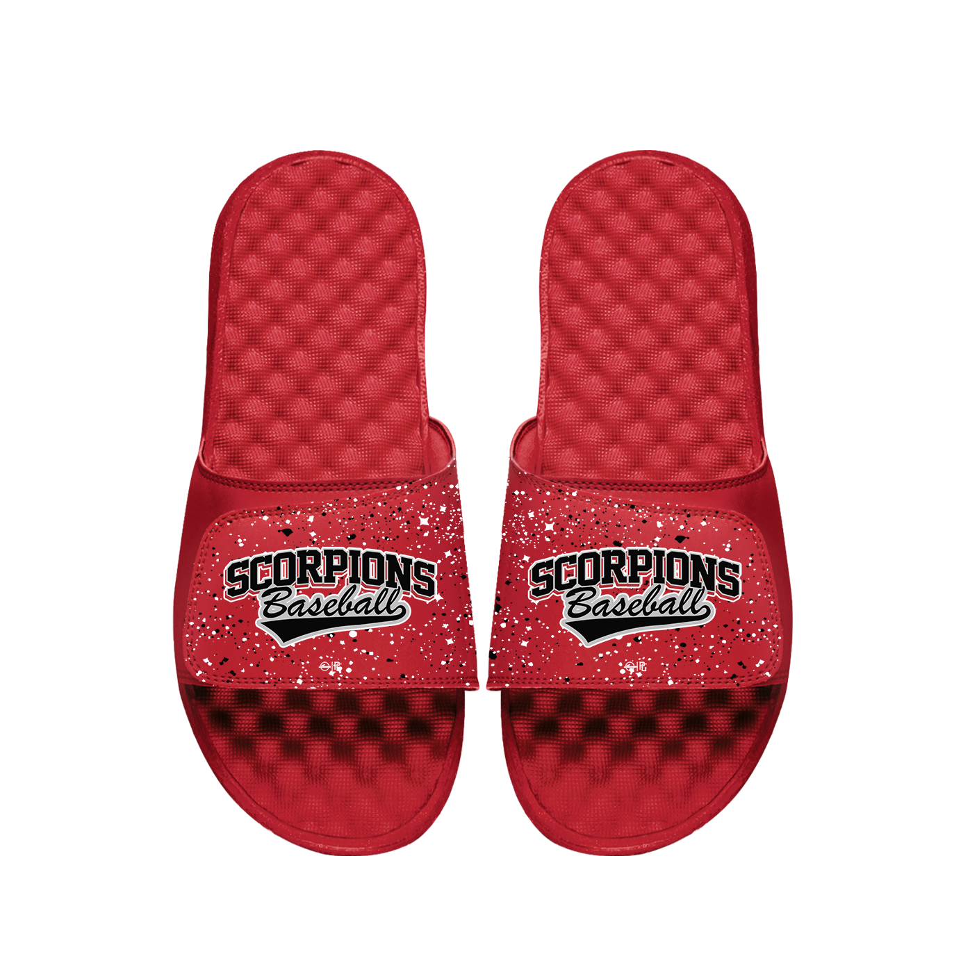 Scorpions Baseball Speckle PERSONALIZE Slides