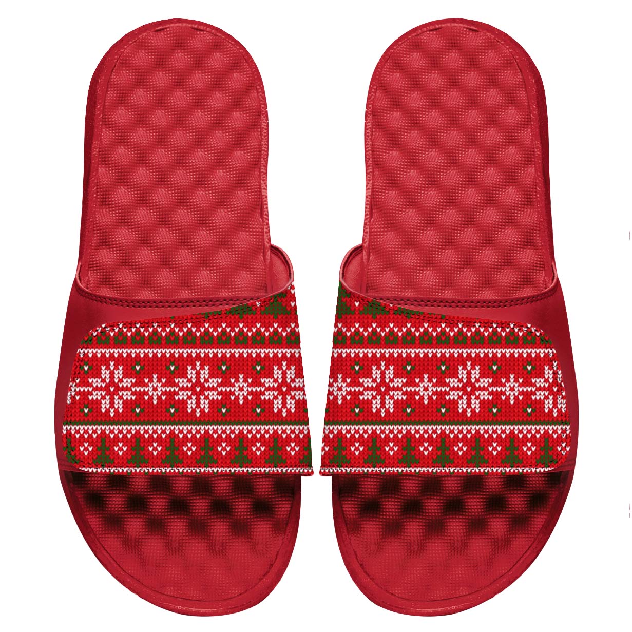 Ugly Sweater Red Slides