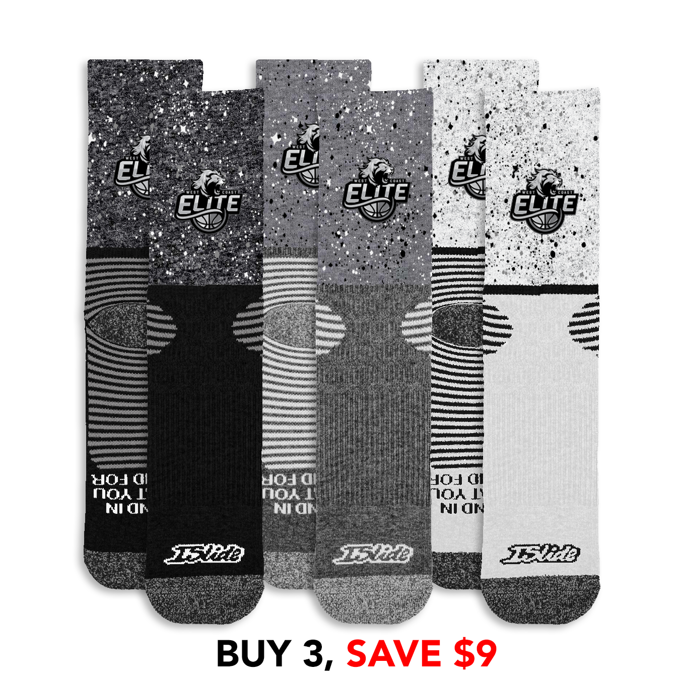 West Coast Elite Speckle Socks Bundle