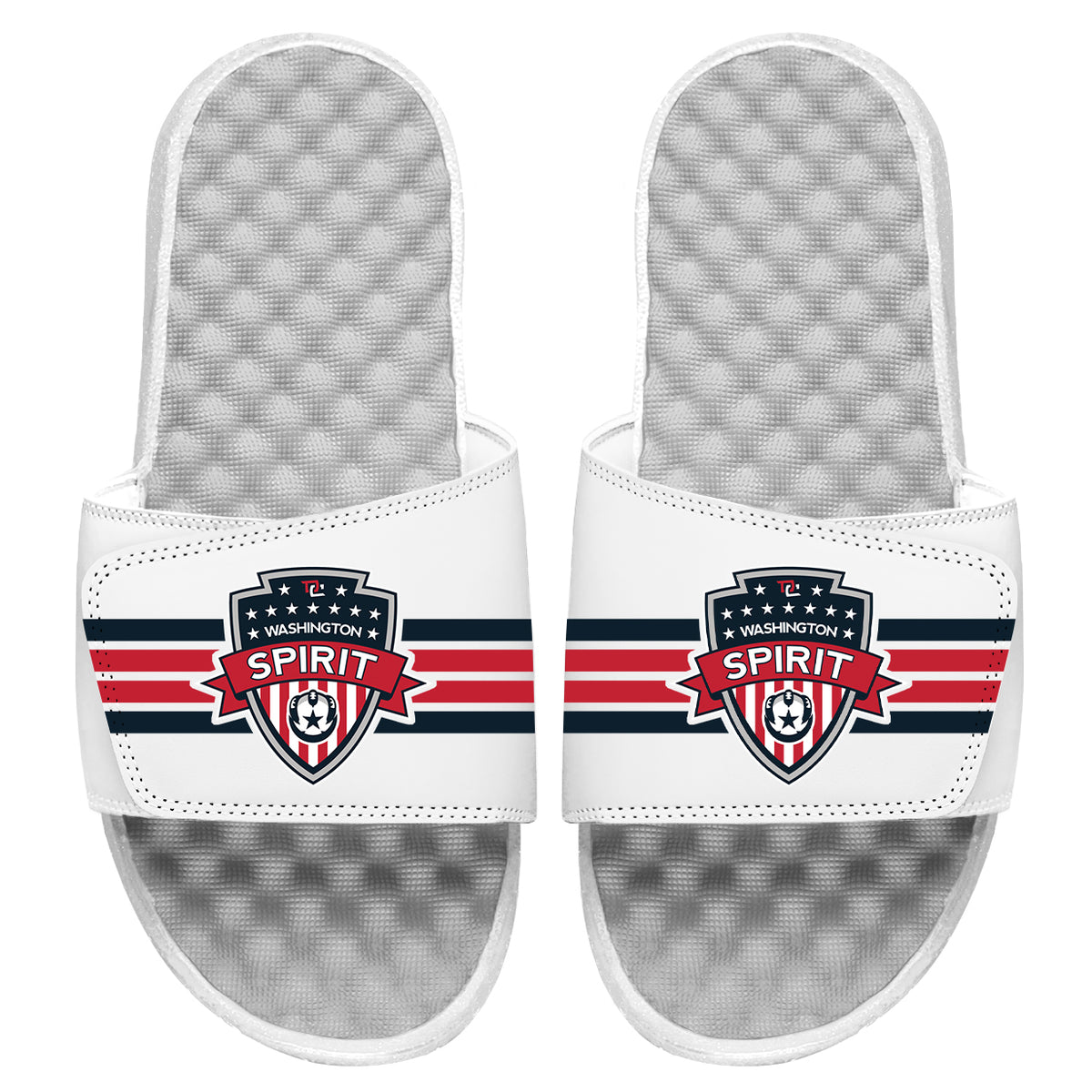 Washington Spirit Stripes Slides