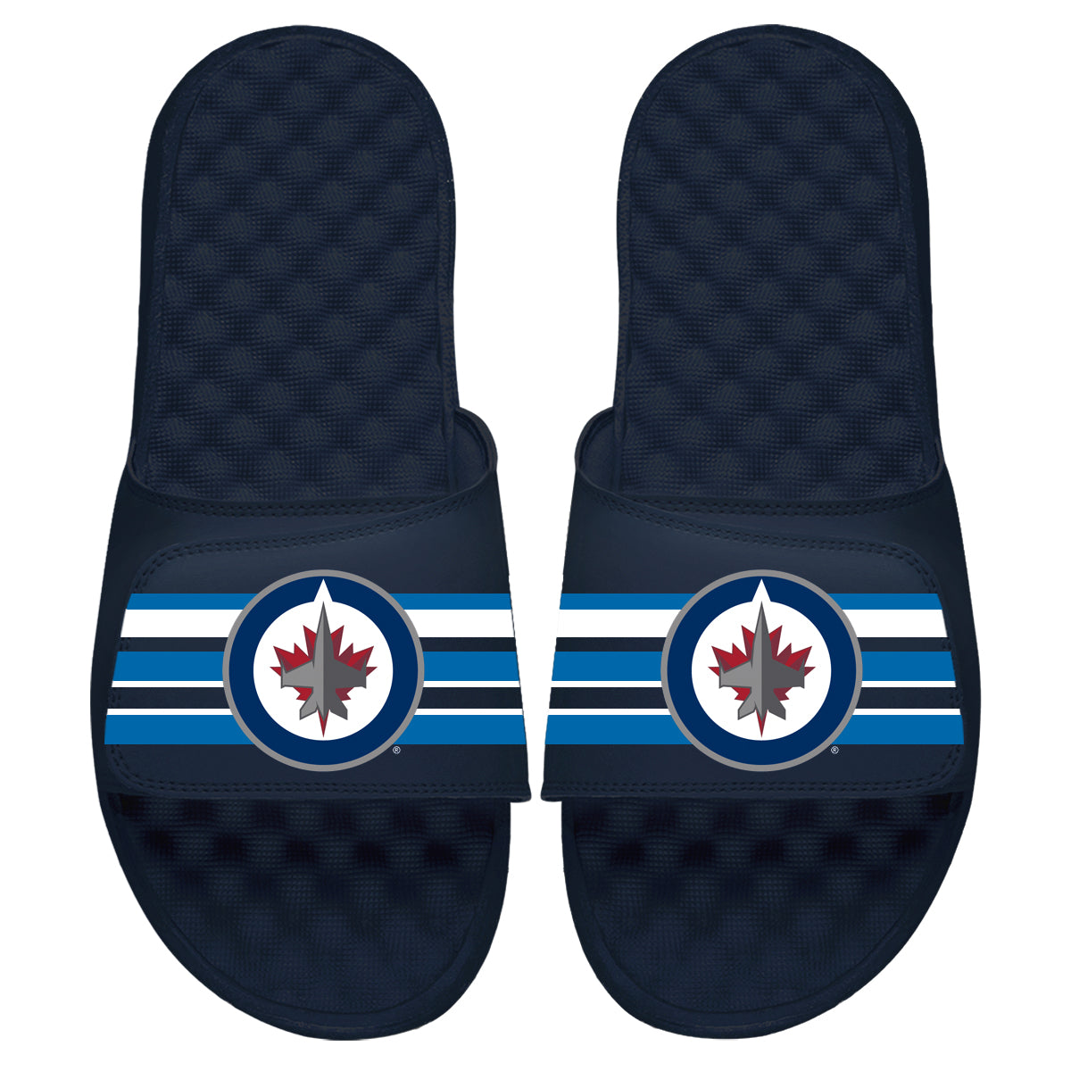 Winnipeg Jets Stripes Slides