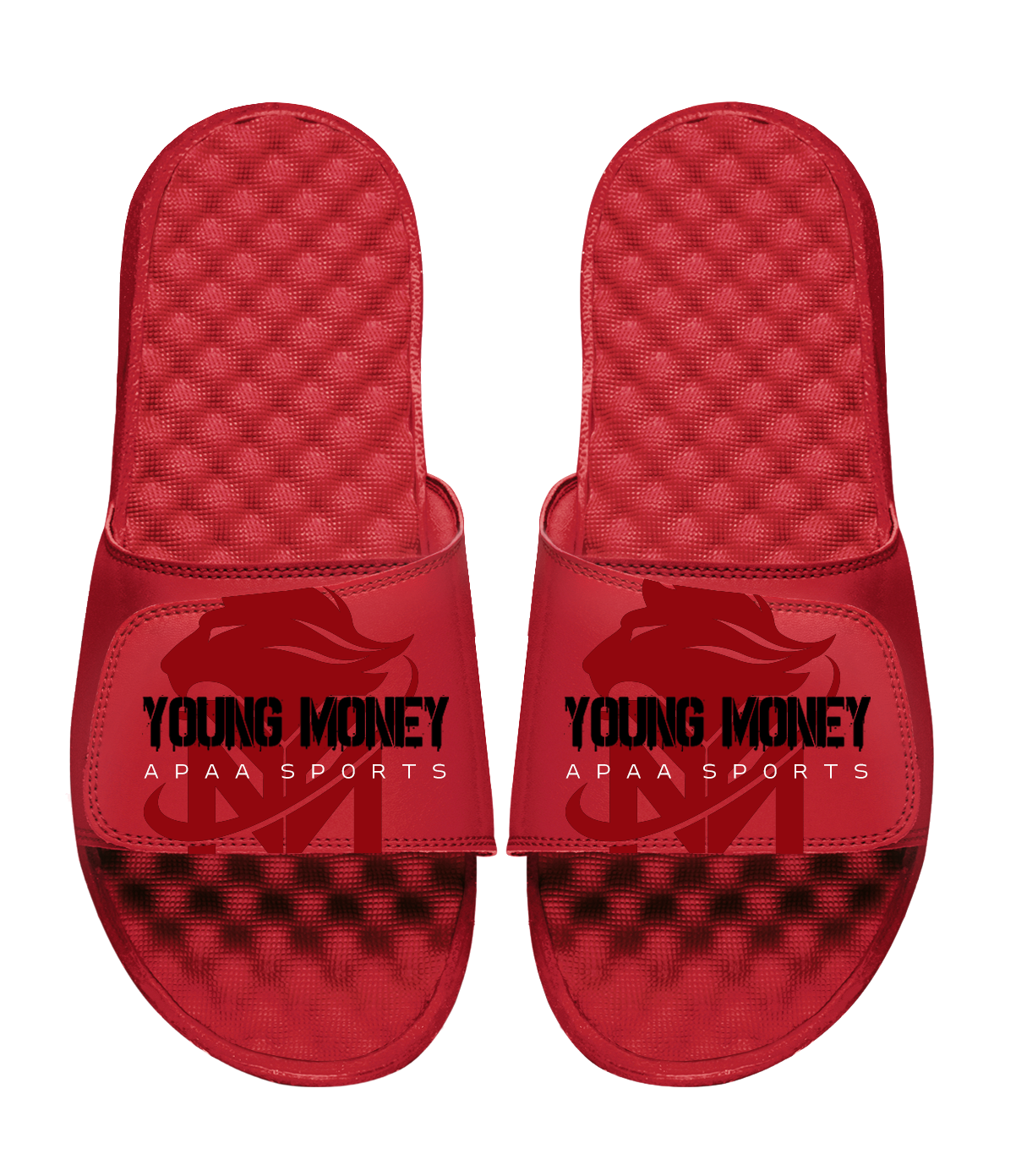 Young Money APAA Tonal Pop Red Slides
