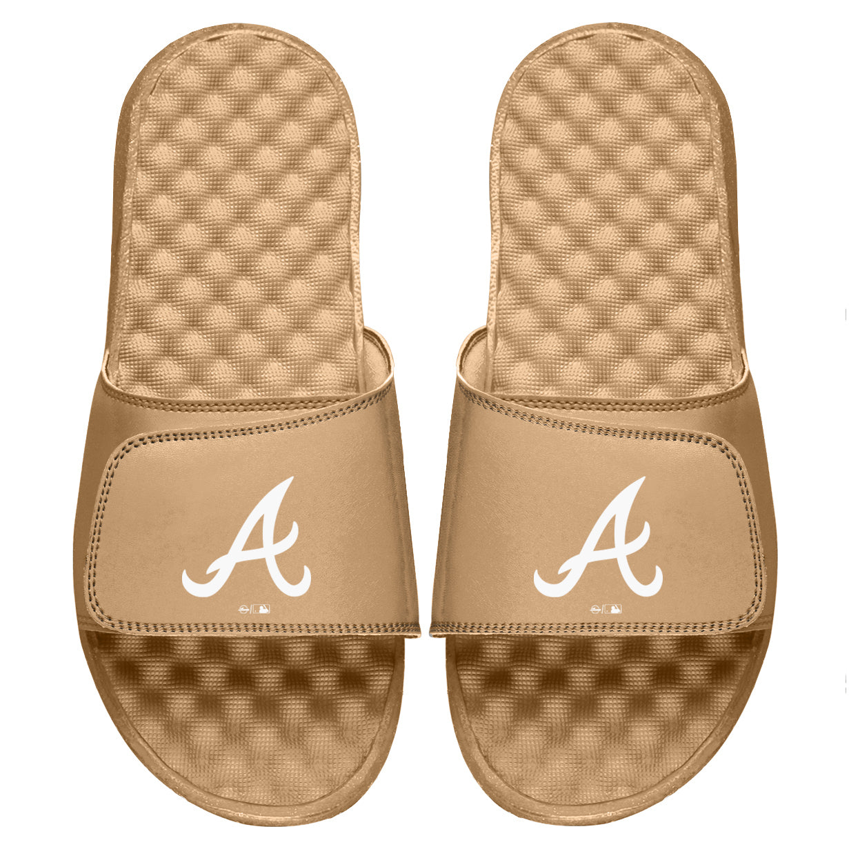 Atlanta Braves ISlide Dune Mantra Slide Sandals - Tan