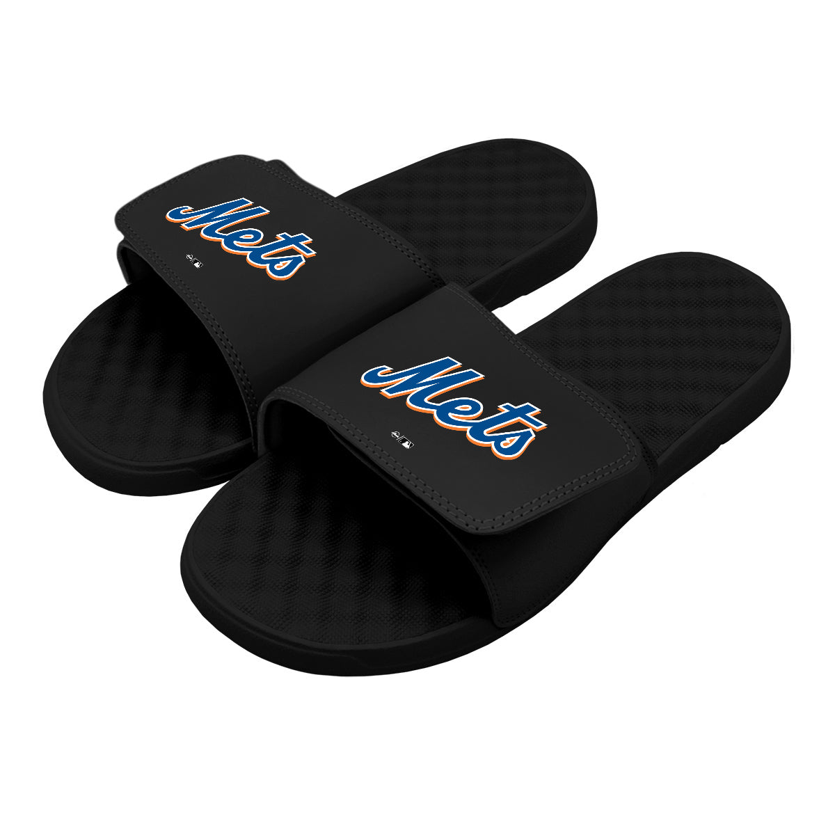 New York Mets Wordmark Black Slides ISlide