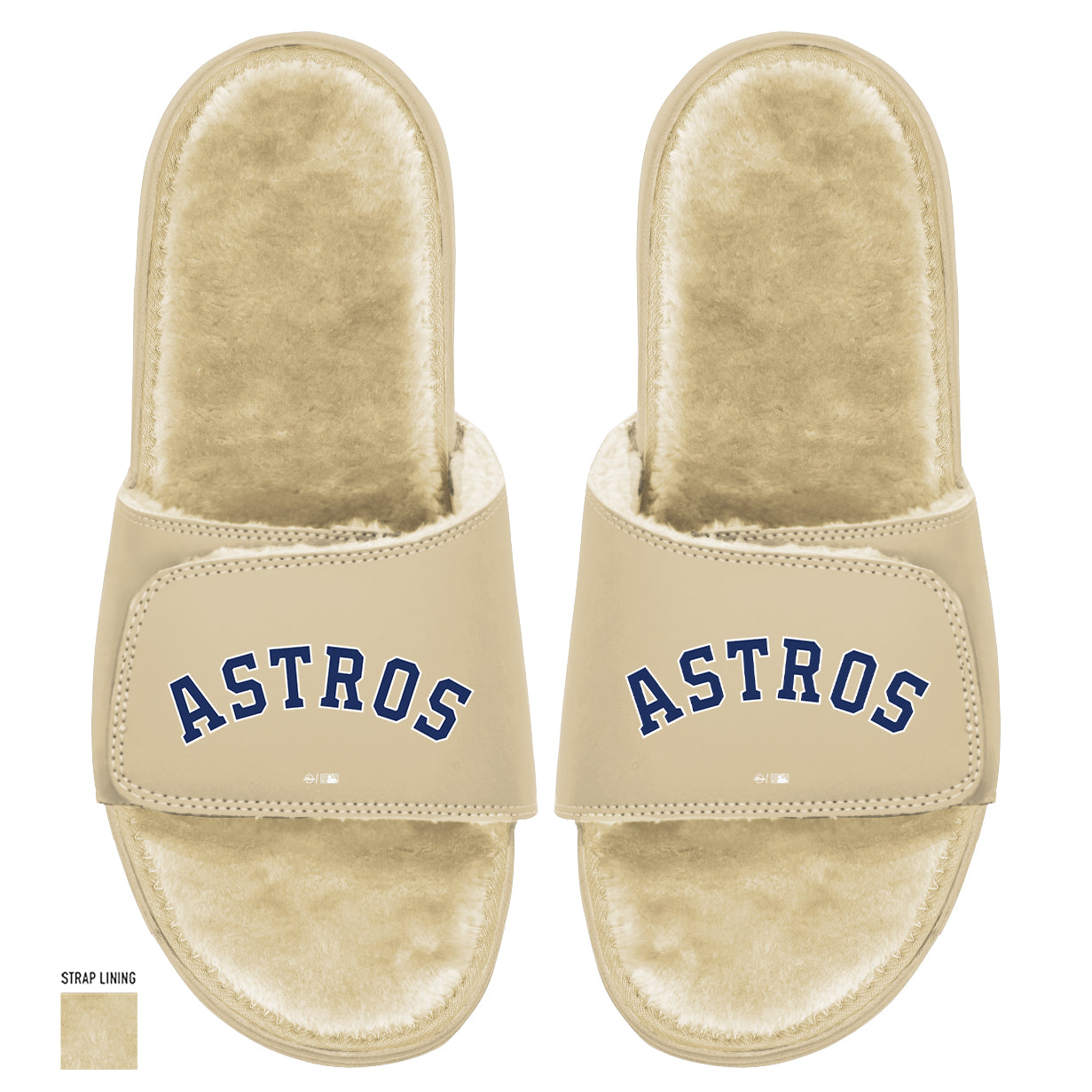 Houston Astros Dune Fur Slides