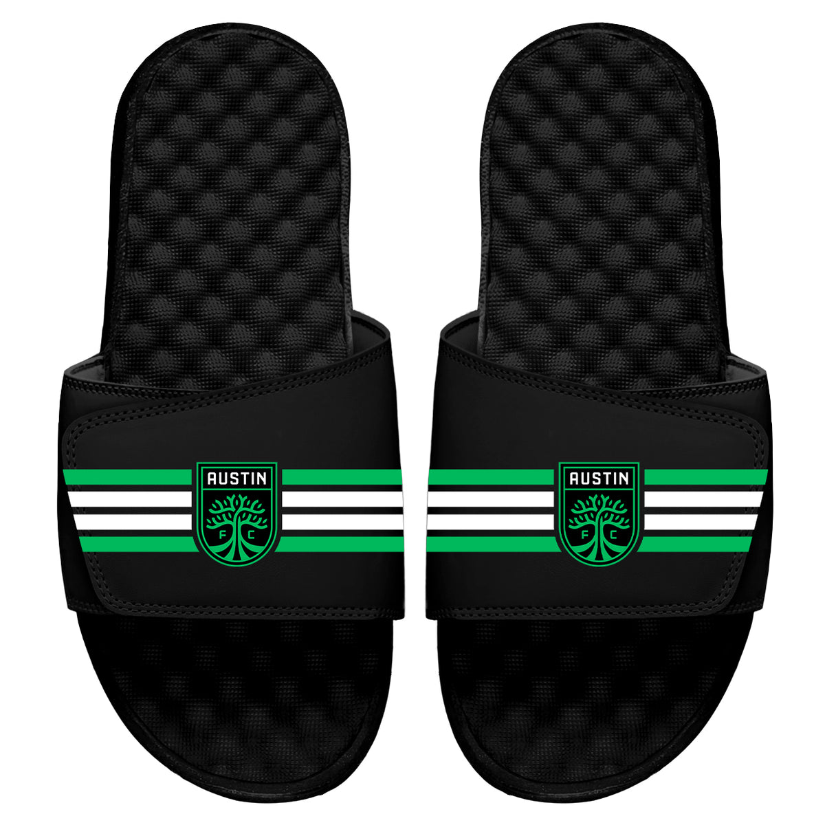 Austin FC Stripes Slides