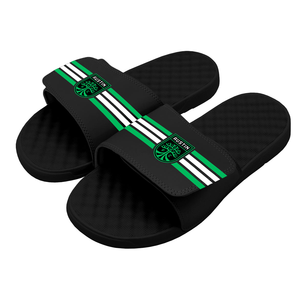 Austin FC Stripes Slides